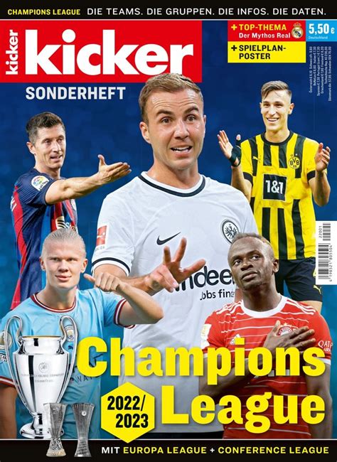 kicker sonderheft champions league 2023/24